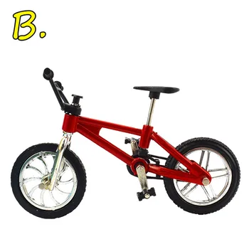 

1 PCS Finger bmx Bike Toys for Boys Mini Bike With Brake Rope Alloy bmx Functional Mountain Bicycle Model Toys for Children Gift