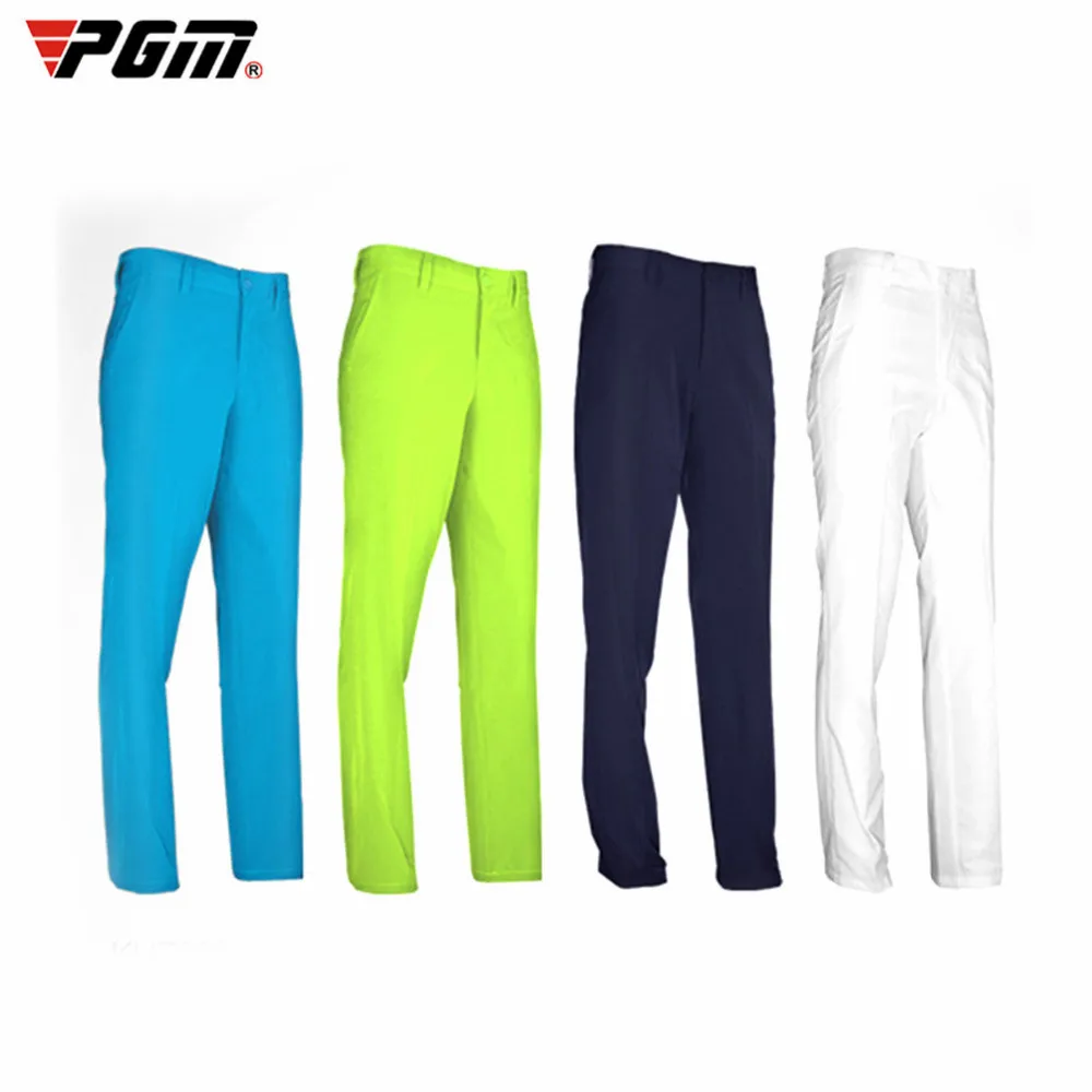 

PGM Men's Golf Pant Clothes Waterproof Sports Golf Trousers Quick Dry Breathable Pants 6 Colors XXXL Elastic Durable Thin Pants