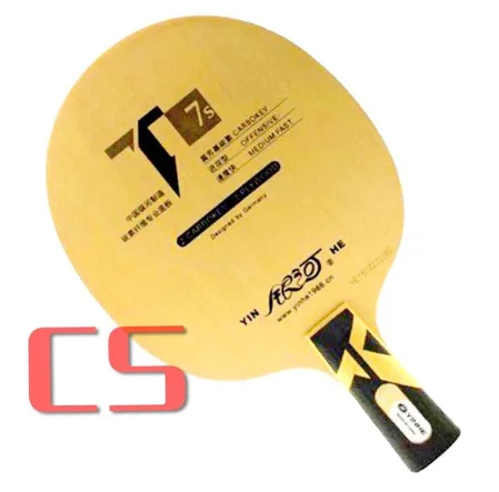 Yinhe T-7s [T7] T7s cypress углеродное лезвие для настольного тенниса для ракетки для 40+ материал мяч - Цвет: Цвет: желтый