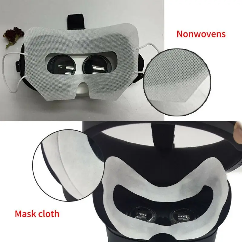 100 шт впитывающая пот маска для глаз одноразовые очки VR патчи маска для глаз для Oculus Quest For Oculus R