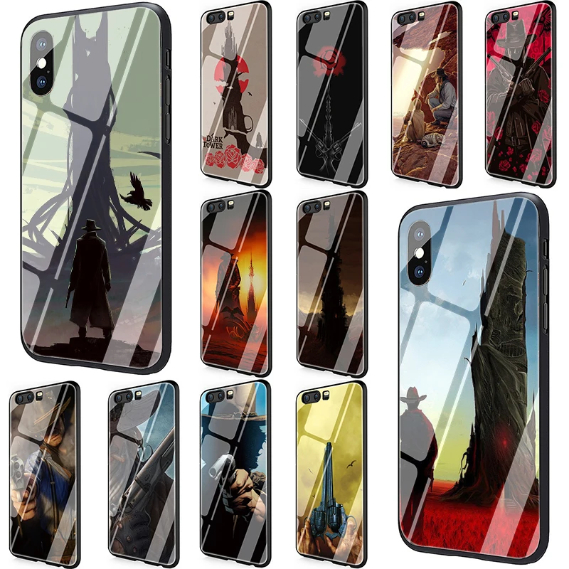 Чехол из закаленного стекла Dark Tower Stephen King для Huawei Y6 Prime Y9 P10 P20 P30 Mate 20 Lite Pro Honor 8X 9 10 7A |