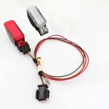 

RWSYPL Car Interior Warning Lamp Door Panel Light Cable Accessories For A3 S3 A6 C5 A4 B5 B6 S4 Q3 Q5 8KD 947 411 8KD 947 415 C