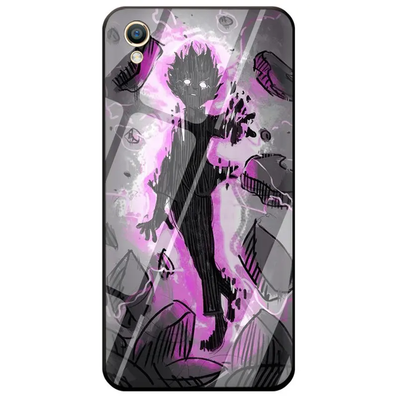 G5 EWAU Mob Psycho»(«милый чудак» 100 закаленное Стекло чехол для телефона чехол для OPPO A7 A5s AX7 AX5s A37 A77 A7X F3 F5 F7 F9 F11 Pro - Цвет: G5