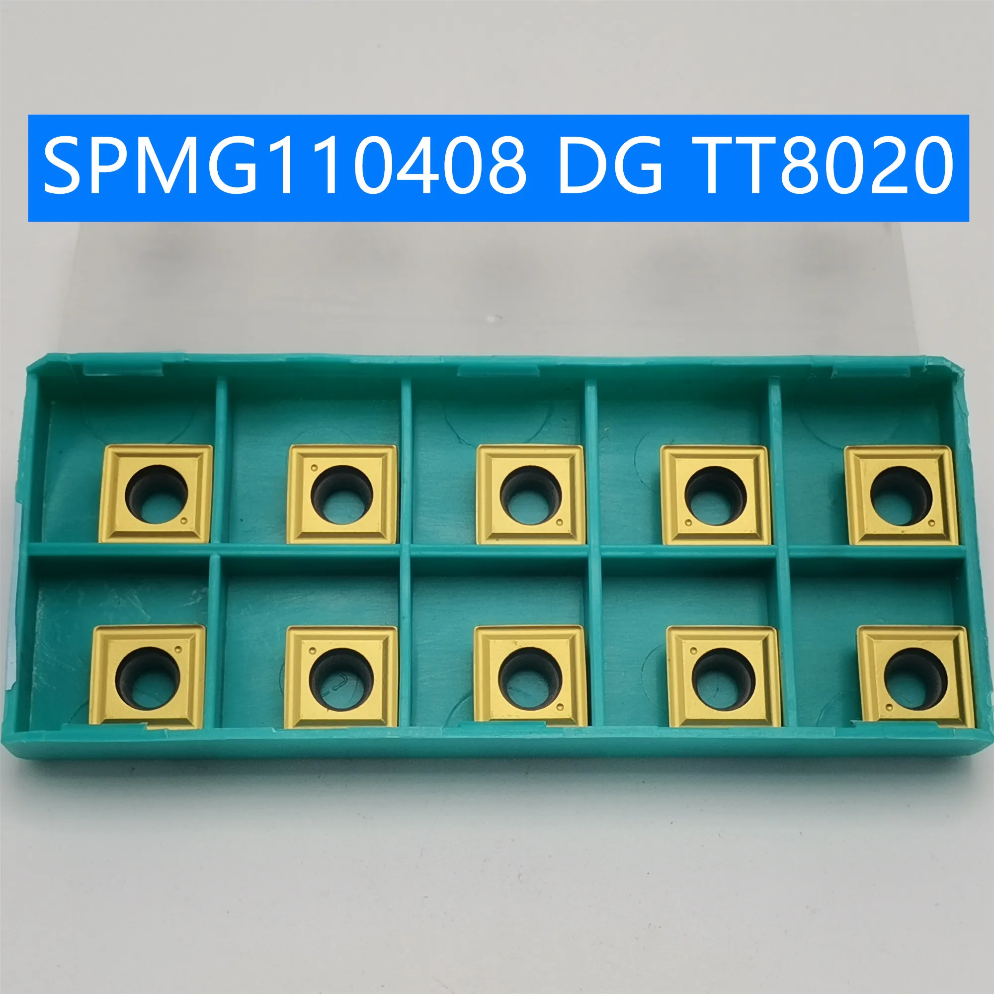 

20PCS SPMG110408 TT8020 Carbide Insert Turning Tool Turning Milling Cutter CNC Cutting Tool Slot Cutting