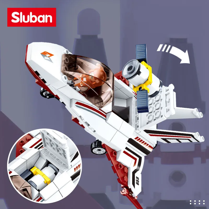 

115Pcs Saturn Landing Cabin Expedition Rocket Aerospace Space Orbiter Space Shuttle Model Building Blocks Kids Toys