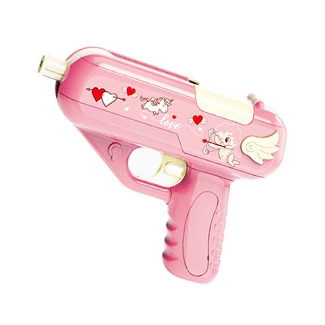 Candy Lollipop Gun Sweet Toys for Girlfriends Novelty Toy Sugar Storage Box for Children Adult I Love You Funny Surprise Gift 4