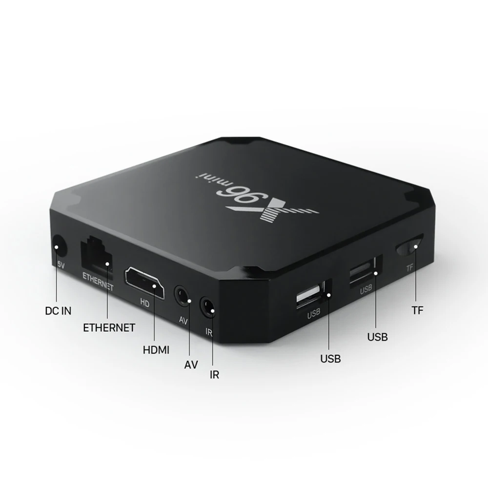 X96 Мини Android 4K ТВ приставка X96 Мини Android 7,1 Смарт ТВ приставка 2 Гб 16 Гб Amlogic S905W четырехъядерный 2,4 ГГц WiFi приставка