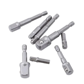 

12pcs Socket Adapter Reducer Impact Wrench Drive Air Ratchet Chrome Plated Automobile Repair Power Connector Tools