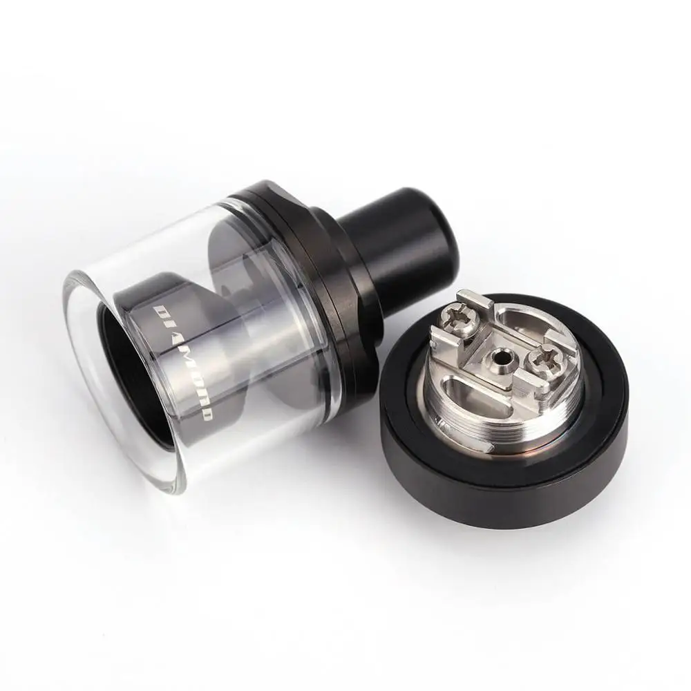 Чертов Vape Алмазный MTL RTA 2 мл перестраиваемый бак два столба 22 мм 510 нить воздушный