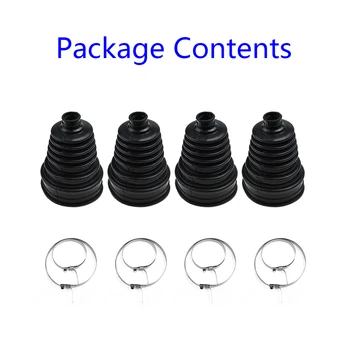 

Silicone Dust Cover CV Boot Clamp 140mm x 86mm Constant Joint Universal Rubber