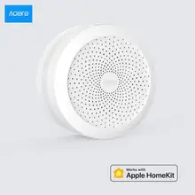 Aqara hub gateway com rgb luz noturna trabalho para apple homekit mijia edição internacional zigbee protocolo casa inteligente