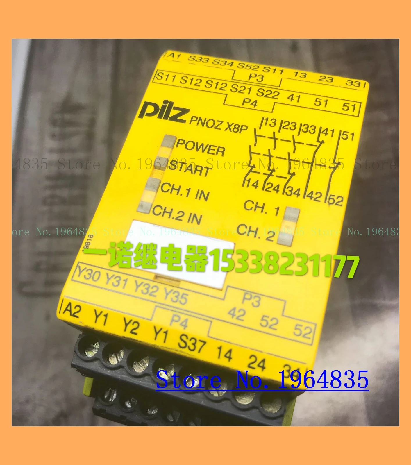 

X8P 24VDC/DC 3n/o 2n/c 2so
