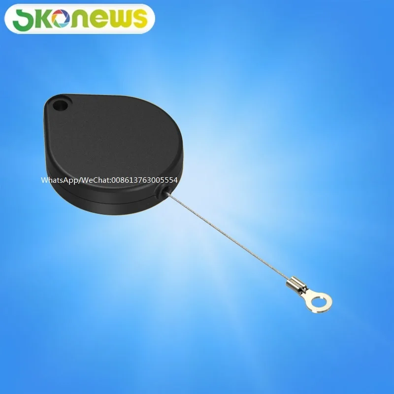 skonews_merchandise_anti_theft_cable_recoiler_security_retractable_mechanical_pull_box_with_hole_ending
