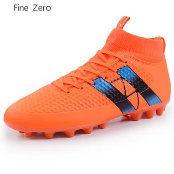 

Men's football shoes sneakers indoor turf futsal 2019 original football boots ankle high soccer boots cleats