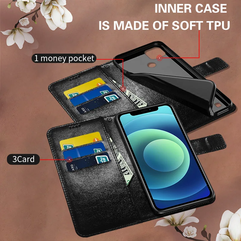 cases for oppo black Marble Leather Case For Realme 8 Pro Case Realme8 8i 5G 7 C25 C25S C21 C21Y Narzo 30 5G 50A 50i Flip Magnetic Stand Wallet Case best case for oppo