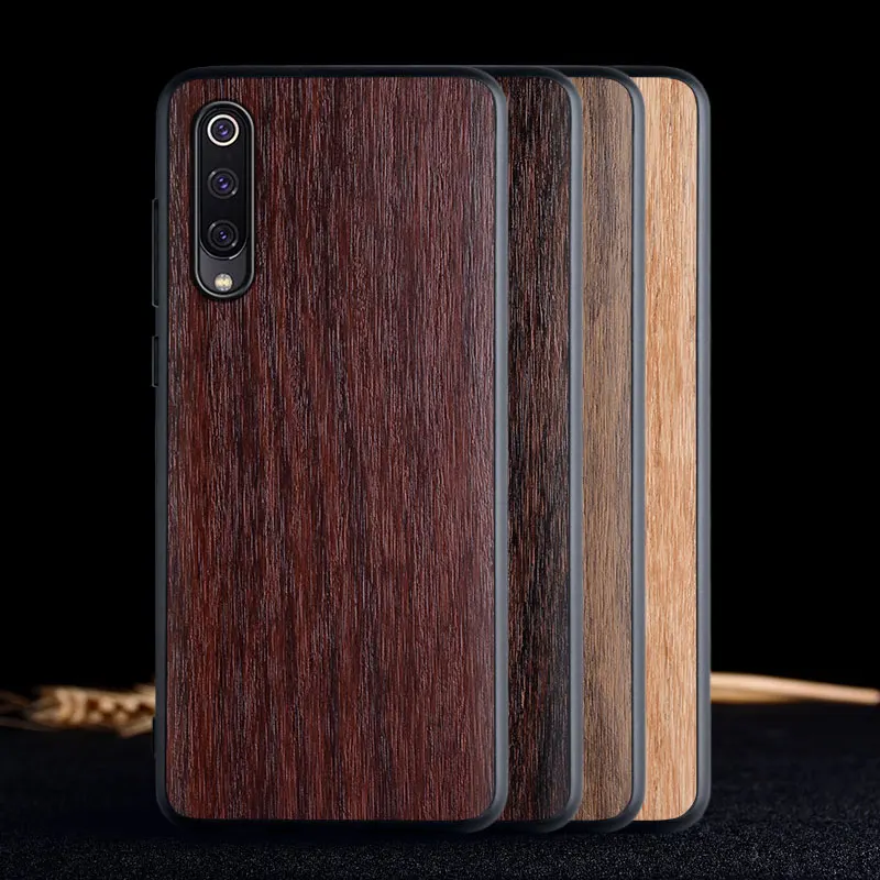 Чехол с имитацией древесины для Xiaomi Redmi note 8 8T Pro пасторальным дизайном из ТПУ +