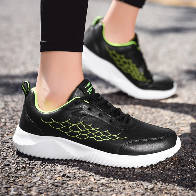 2019Autumn and winter new 36-48 large size men's sports shoes lightweight breathable knitted urban running shoes outdoor sports - Цвет: 9802dark green