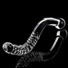 Big Long Double Bead Crystal Glass Dildo Fake Penis Anal Butt Plug Vagina Clit 1
