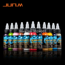 Квантовые профессиональные чернила для татуировки 13 цветов 1 унция/30 мл бутылка нежная текстура долговечные чернила для татуировки Быстрый пигмент комплект