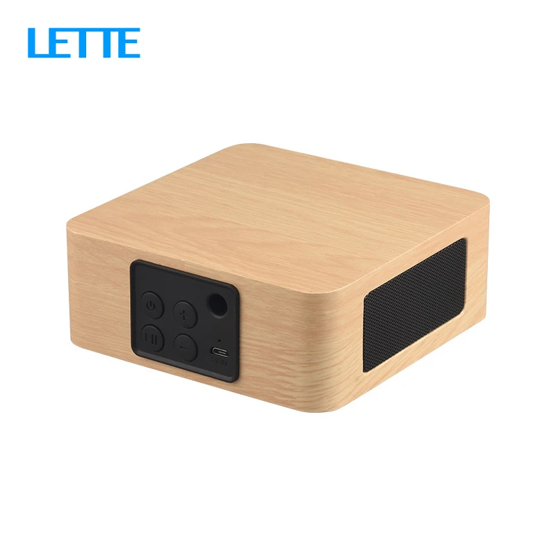 

Bluetooth Wooden Bass Speaker Mini Wireless Subwoofer Portable Bass Column For Mobile Phone
