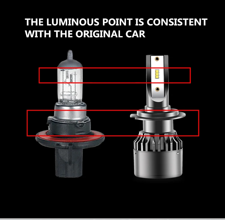 2 шт. автомобиль Светодиодная лампа H1 H4 H7 H8 H9 H11 9005 HB3 9006 HB4 9012 8800LM 45W 12V 24V высокий низкий пучок передние фары автомобиля лампы