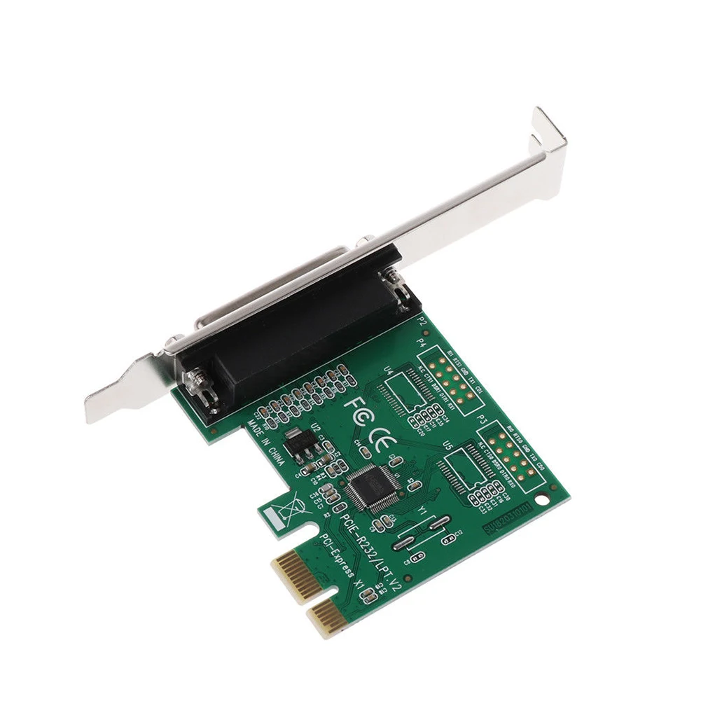 

Components Printer Express Card Plug And Play High Speed Converter Accessory Durable PCI-E To LPT Parts 25pin Adapter Reliable
