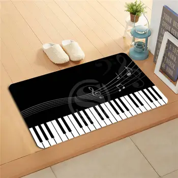 

K&!138 Custom Piano key patterns #u Doormat Home Decor Door mat Floor Mat Bath Mats foot pad J-725F138ws