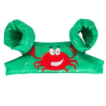 

Puddle Jumper Swimming Deluxe Cartoon Life Jacket SAfety Vest for Kids Baby (Green)