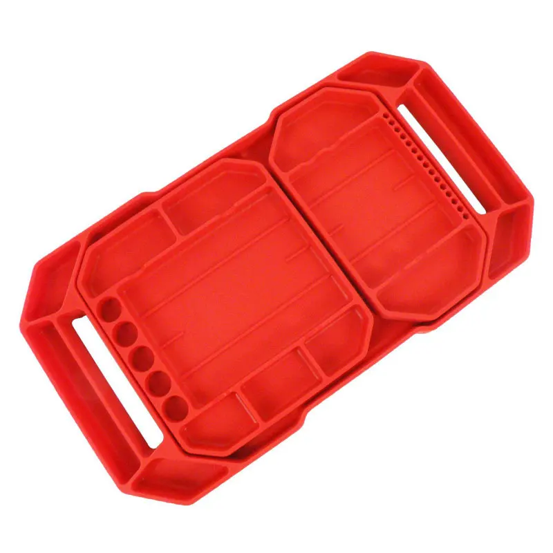 

3PC Large Non-Slip Flexible Tool Tray Tool Organizer Tool Storage Tool Holder Tool Mats No Magnets Grip Mat Tool Mat Tool Box