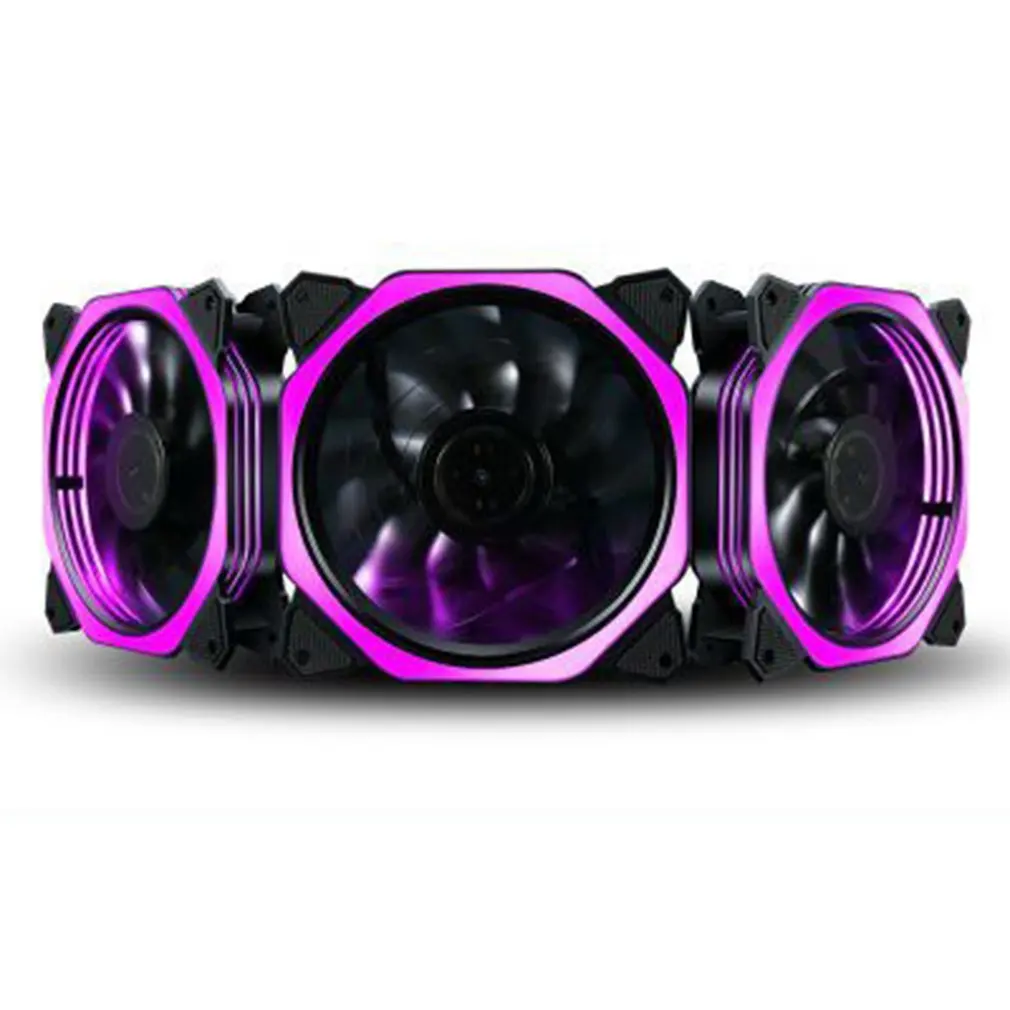 RGB свет cpu кулер охлаждающий вентилятор Ультра тихий Прочный Алюминиевый ПК бесшумный охлаждающий вентилятор cpu кулер теплоотвод для компьютера