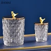 Golden Elk Glass Bottle Animal Decorative Candy Glass Jars with Lids Sugar Dried Fruit Tanks Coffee Table Desktop Storage Jar 4