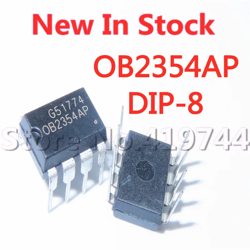 

5PCS/LOT 100% Quality OB2354AP OB2354 DIP-8 LCD power management chip In Stock New Original