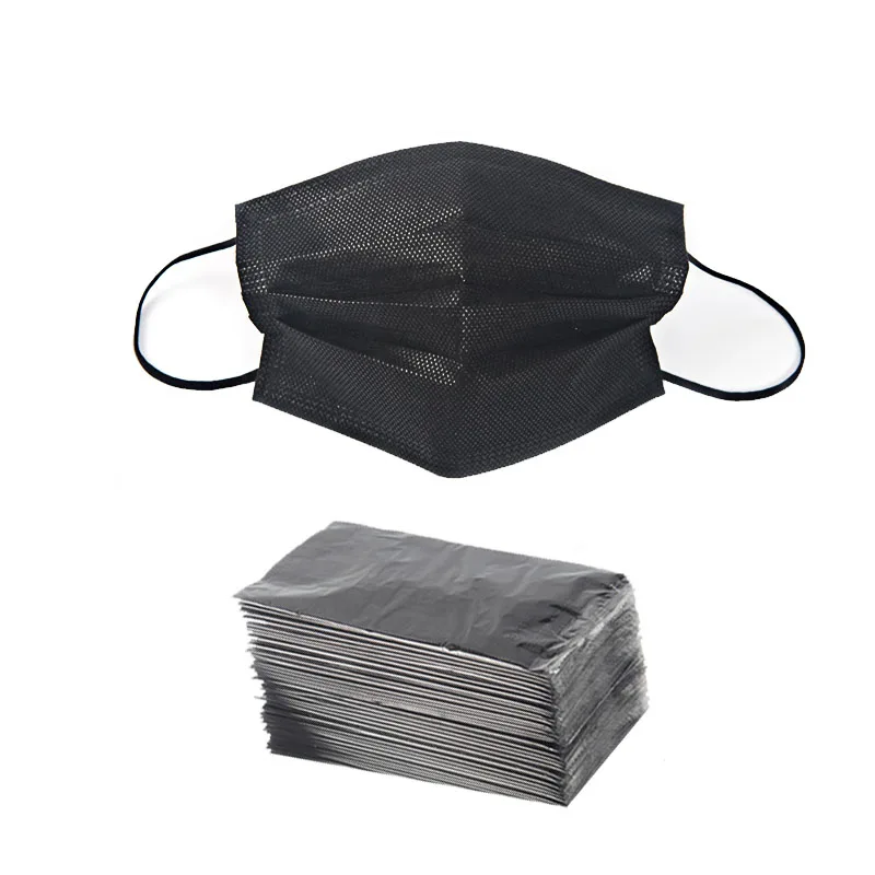 

500pcs Colored Anti-dust Windproof Mask Disposable Mouth Nose Face Care Eyelash Extension Non-woven Fabric Masks