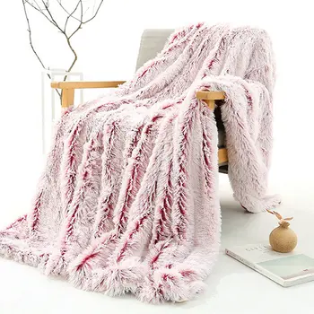 

Home Decorative Blankets For Bed Soft Warm Coral Fleece Blanket Brand New Fur Throw Blanket On The Couch Sofa Christmas Gift