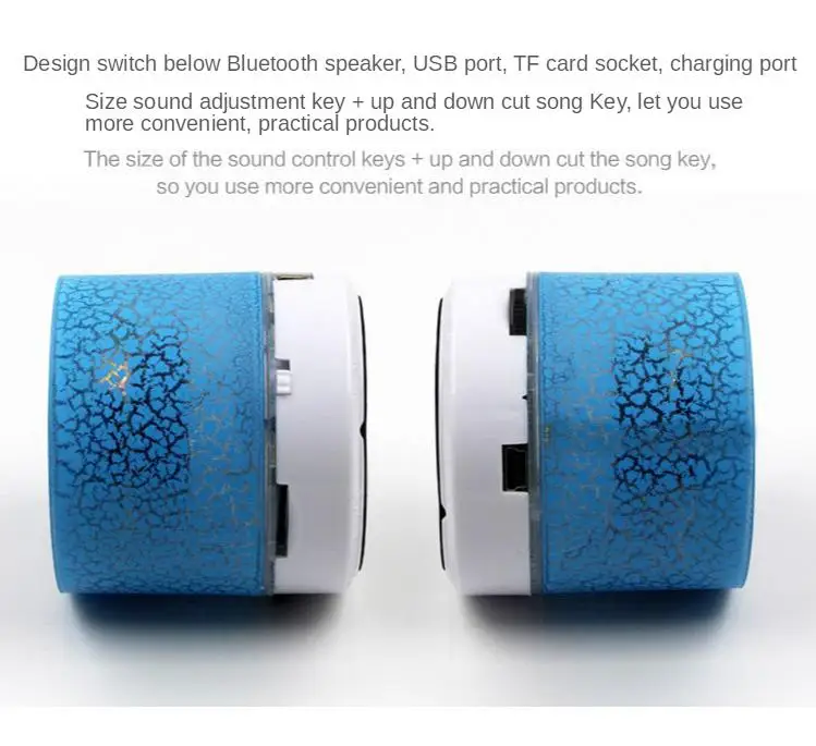 Bluetooth Speaker Mini-Portable Car Led Subwoofer U Disk Card Sound Speaker Audio And Video Speaker Music Sound For Mobile Phone Bluetooth Speaker Mini-Portable Car Led Subwoofer U Disk Card Sound Speaker Audio And Video Speaker Music Sound For Mobile Phone