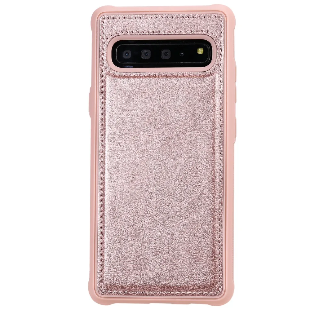 Флип кожаный чехол для samsung Galaxy S10E S10 5G Plus чехол на магните для телефона Galaxy S8 S9 Plus Съемная сумка для карт кошелек на молнии
