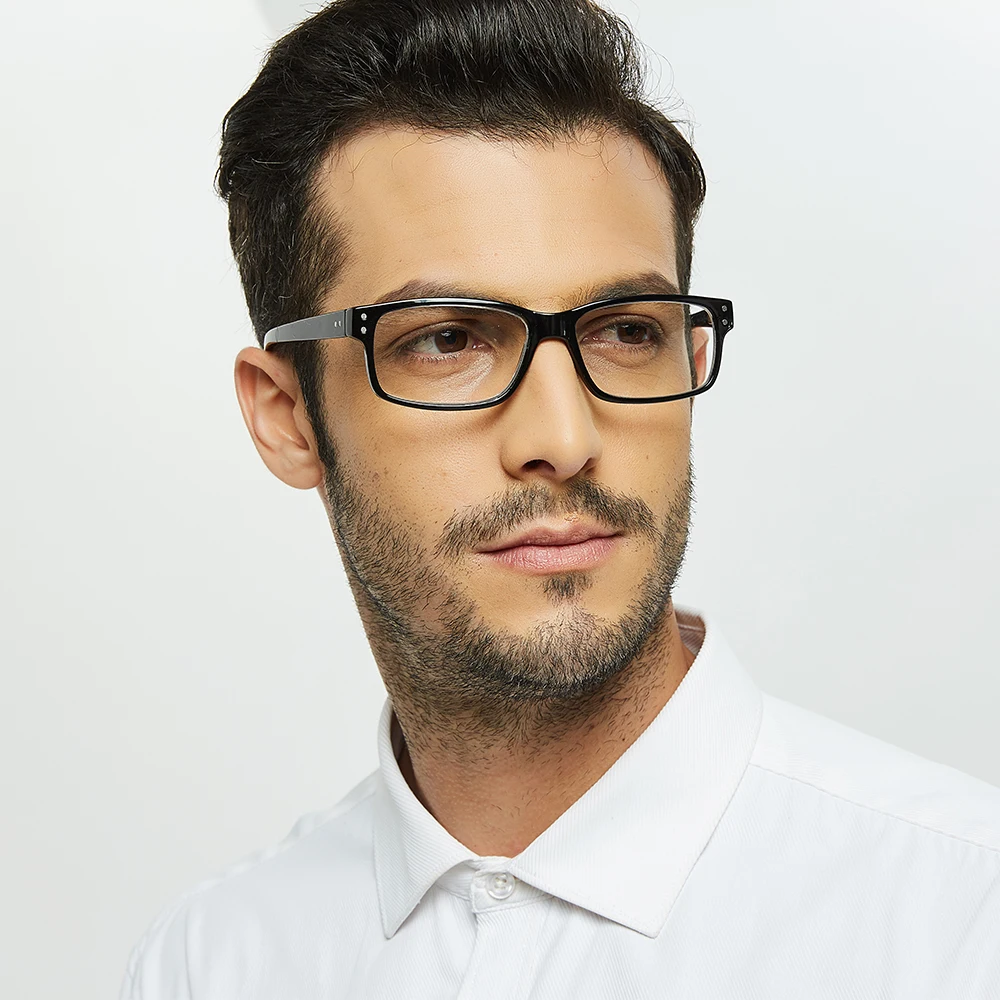 Turezing Classic Spring Hinge  Black Reading Glasses for Men and Women HD Eyeglasses Diopter +0.5+1.0+2.0+3.0+4.0+5.0+6.0 5