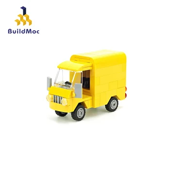 

BuildMoc Technic Car Toys Mini Truck Transporter Building Blocks MOC Creator Car Ideas Truck Bricks Educational Toy For Children