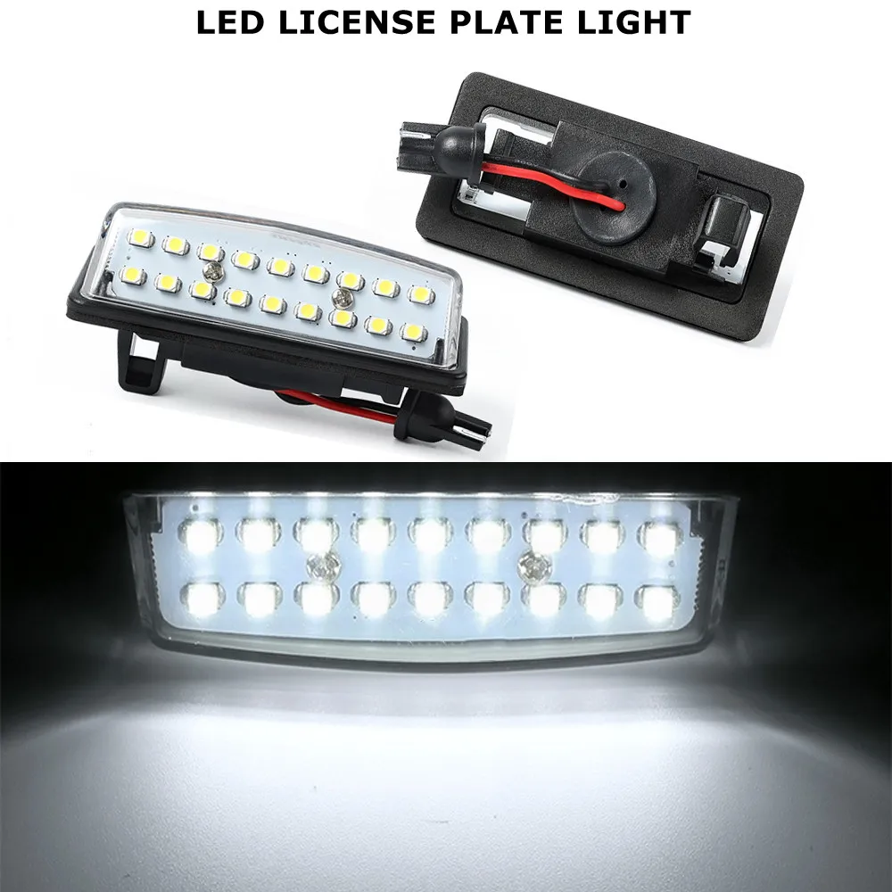 

LED License Number Plate Light Lamp For Nissan Altima Maxima Rogue Murano Quest Sentra Versa Note Infiniti JX35 QX60 QX56 QX80