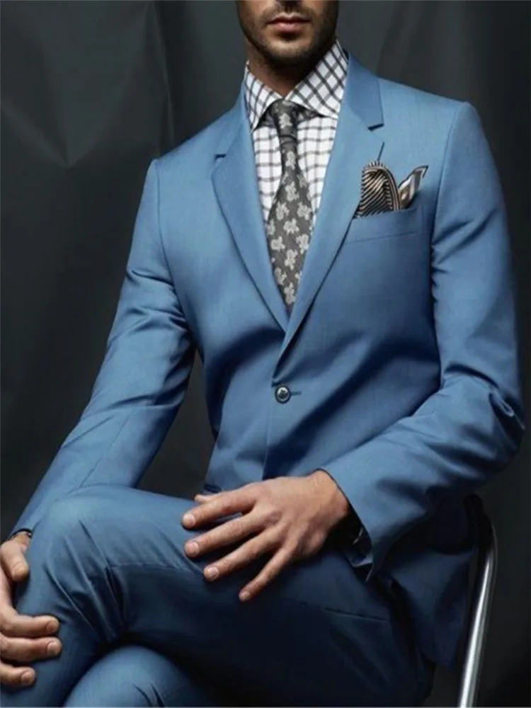 Мужской костюм Smolking Noivo Terno Slim Fit Easculino вечерние костюмы для мужчин костюм жениха(пиджак+ брюки) лучший мужской блейзер