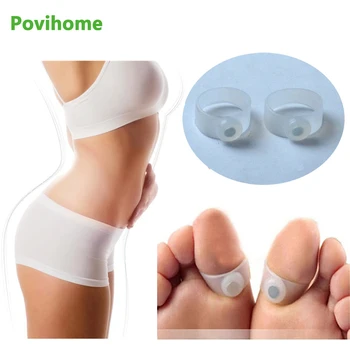 

20Pcs Beauty Magnet Toe Ring Lose Weight Reduce Body Fat Burner Slim Keep Fit Silicon Foot Massager Foot Care D0984