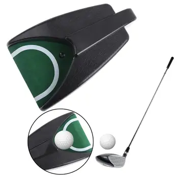 

Plastic Golf Putting Mat Auto Return System Golfing Training Ball Kick Putting Mat Back Automatic Return Device Golf Accessories