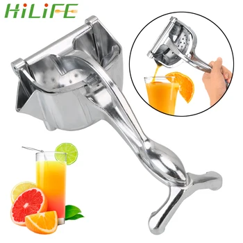 

HILIFE Durable Manual Juicer Kitchen Household Multifunctional Juicer Portable Machine Squeezes Juicer Handheld Fruit Juicer
