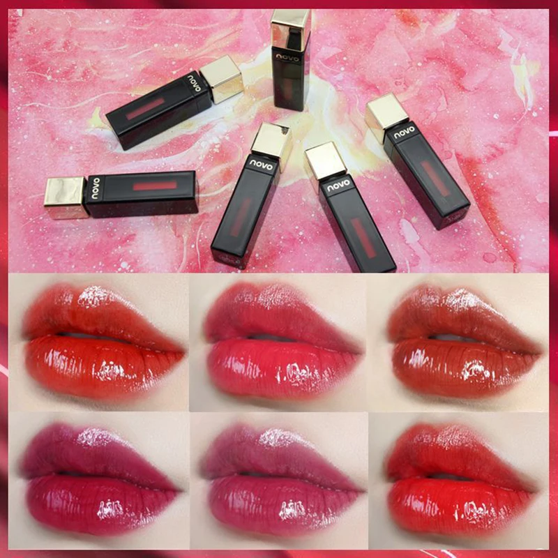 

ZHENDUO 6 colors Mirror lip gloss long lasting moisturizing nourishing liquid lipstick lipgloss beauty makeup