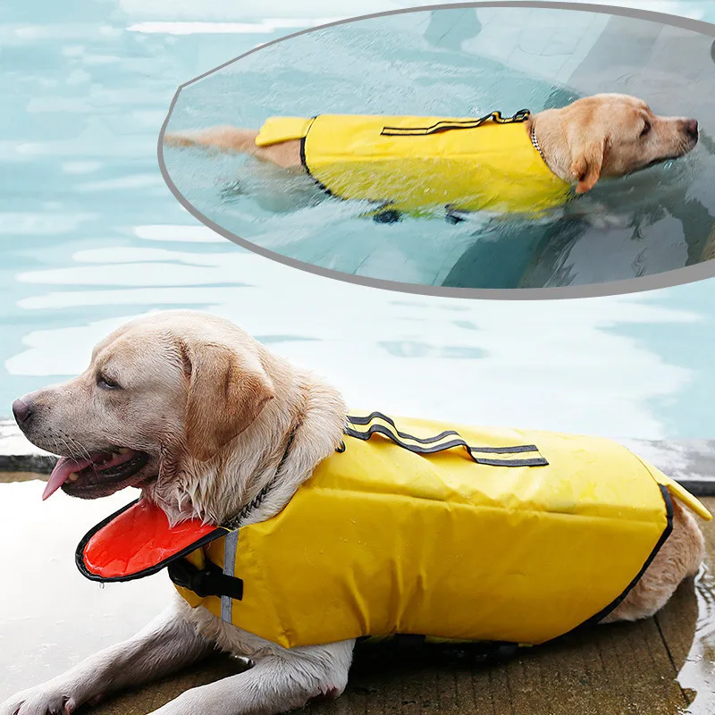 Dog Life Jacket Shark Duck Design Dog Surfing Clothes Safety Swimming
