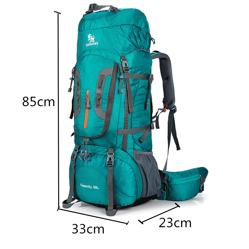 Best 2019 Camping Hiking Backpacks Big Outdoor Bag Backpack Nylon Superlight Sport Travel Bag Aluminum Alloy Support 80L