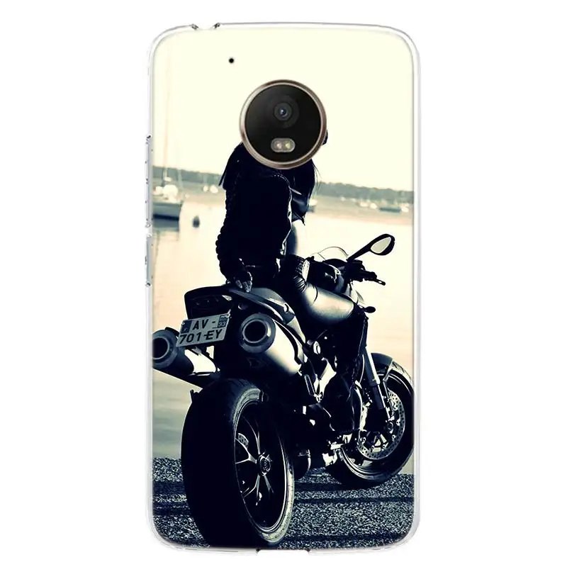 Moto Cross moto rcycle спортивный чехол для телефона для moto rola moto G7 G6 G5S G5 E4 Plus G4 E5 Play power EU подарок подходит с рисунком Coqu - Цвет: TW270-3