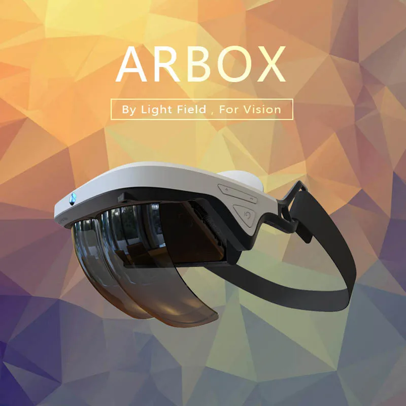 Смарт-Очки виртуальной реальности AR Box голографические эффекты шлем 3D с ручкой