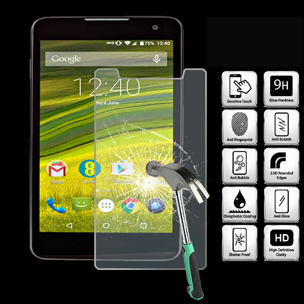 

For EE Harrier - Tablet Tempered Glass Screen Protector Cover Explosion-Proof Anti-Scratch Screen Film