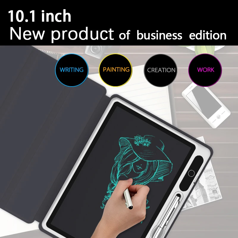 Sunany 10 "твердый переплет деловой Портативный Специальный ЖК электронный